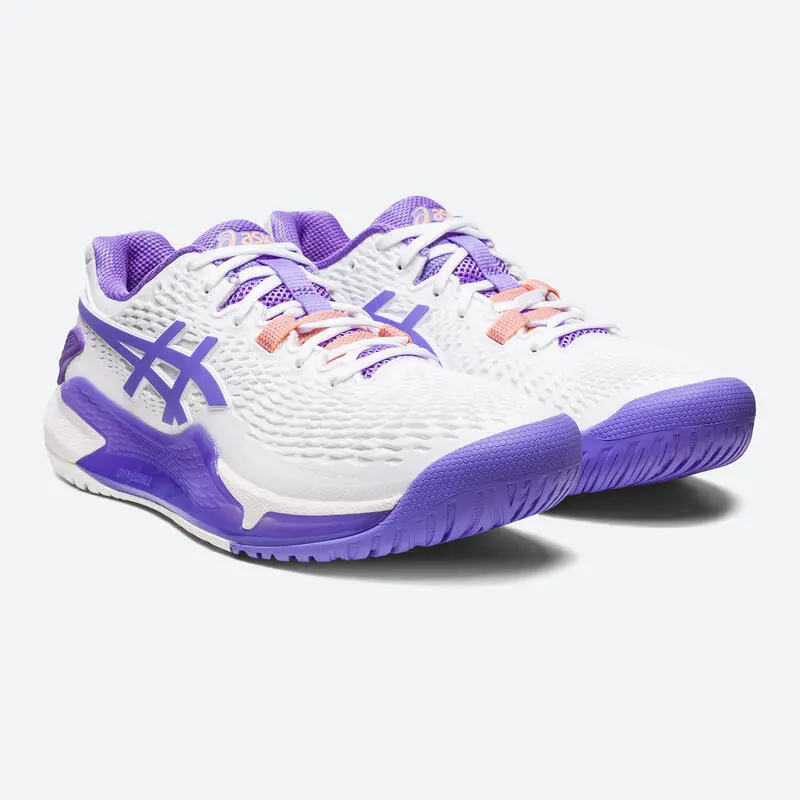 Asics Zapatillas De Tenis Mujer Multipista - Gel Résolution 9 Blanco Parma - Imagen 3